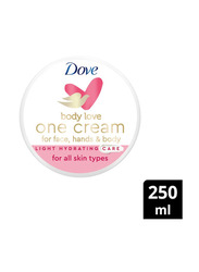 Dove One Cream Light Hydrating Care, 250ml