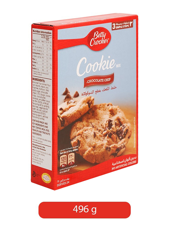 Betty Crocker Chocolate Chip Cookie Mix, 496g