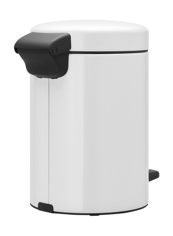 Brabantia 3L Newicon Pedal Bin, 26.4 x 16.8 x 23.5 cm, White