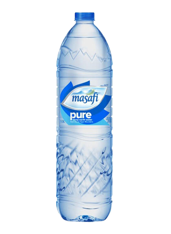 Masafi Zero Sodium Free Mineral Water Bottle, 1.5 Liter