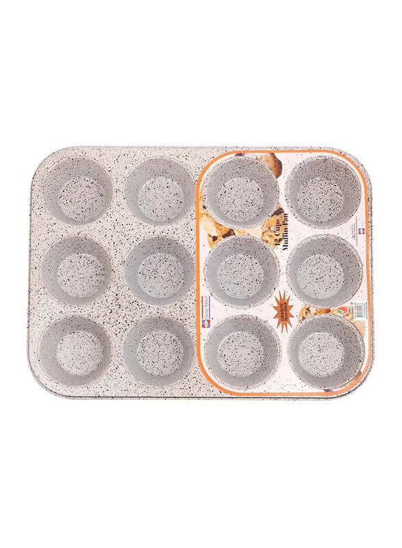 Homemaker Granite Muffin Pan, 12 Cup