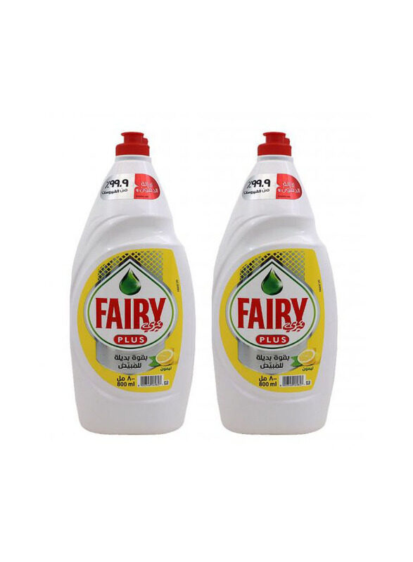 

Fairy Plus Lemon Dishwashing Liquid