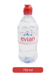 Evian Natural Mineral Water Bottle, 750ml