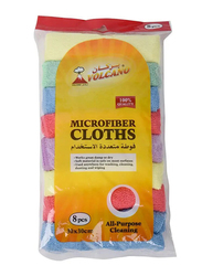 Volcano Microfiber Cloths, 8 Pieces