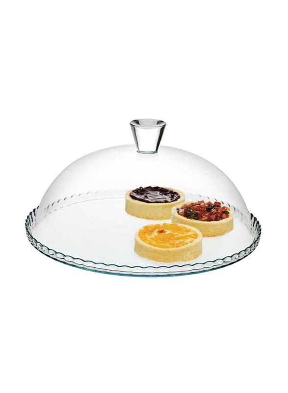 

Pasabahce Patisserie Plate with Lid, 32cm, Clear