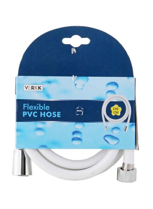 Verkk 150cm Flexible PVC Hose, White