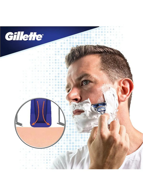 Gillette SkinGuard Men's Razor Handle For Sensitive Skin + 2 Blade Refills
