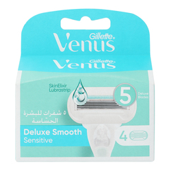 Gillette Venus Deluxe Smooth Sensitive, 4 Pieces
