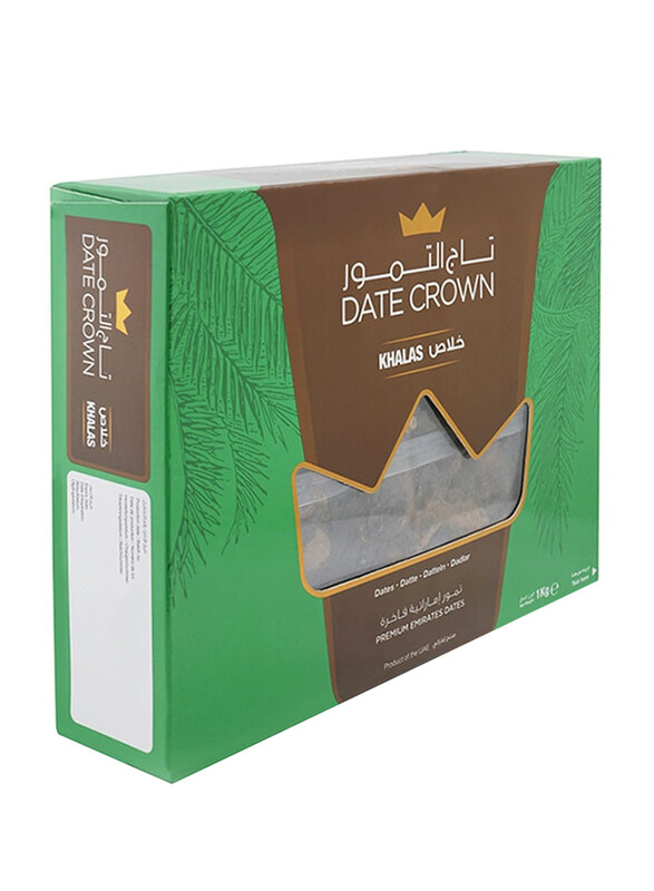 

Date Crown Khalas Dates Box, 1 Piece x 1 Kg