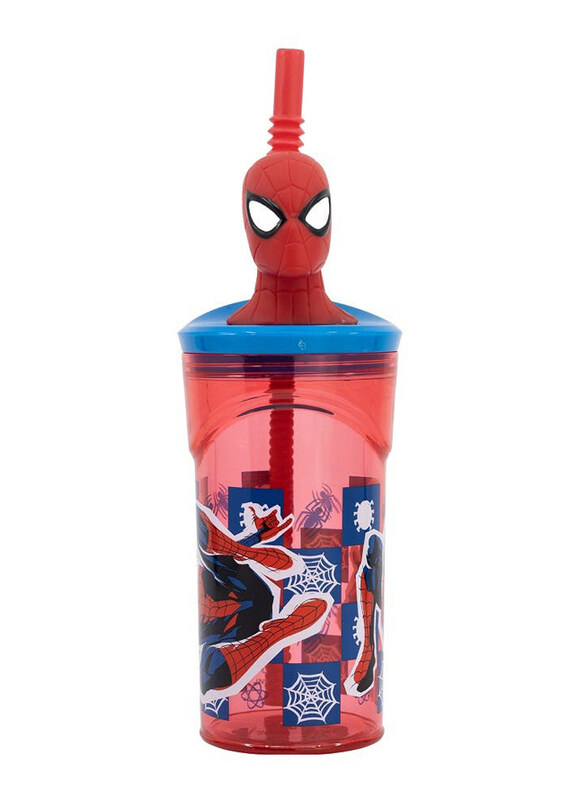 

Stor 3D Figurine Tumbler Spiderman, 360ml, Red
