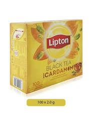 Lipton Flavoured Black Tea Bags - Cardamom - 100 Bags