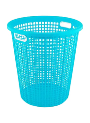 Welltex AG284 Round Laundry Basket with Cove - Blue