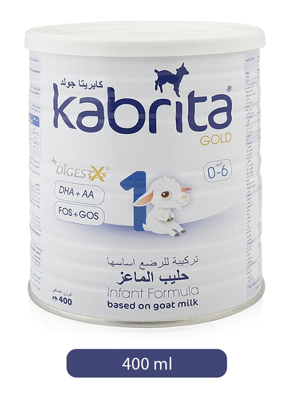 Kabrita Gold Stage 1 Baby Food Formula Goat Milk, 0-6 Months, 400g