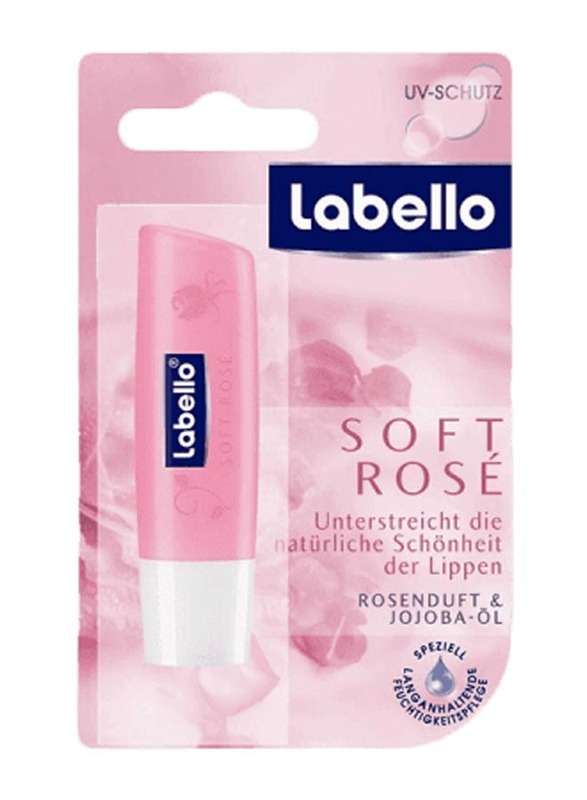 Labello Soft Rose Lip Balm, 4.8g