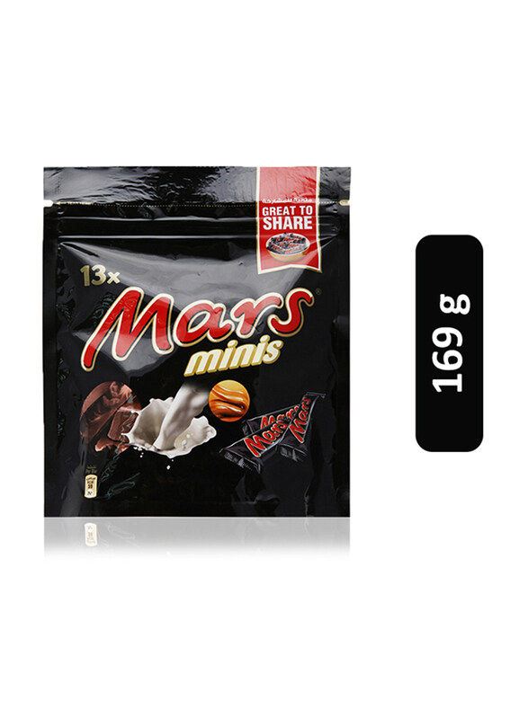 

Mars Minis Caramel with Soft Nougat Covered with Milk Chocolate Bar, 169g