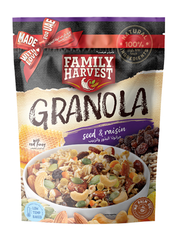 Family Harvest Granola With Seed and Raisin, 250g