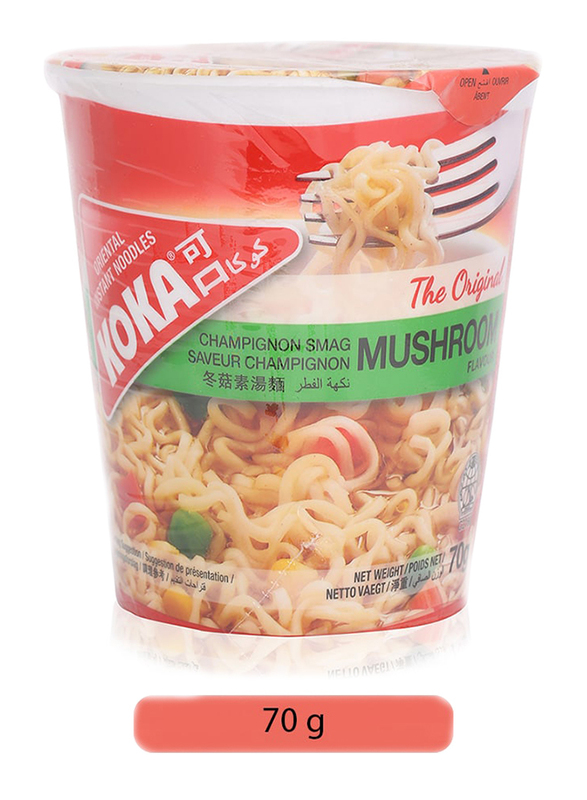 Koka Mushroom Flavor Instant Noodles, 70g