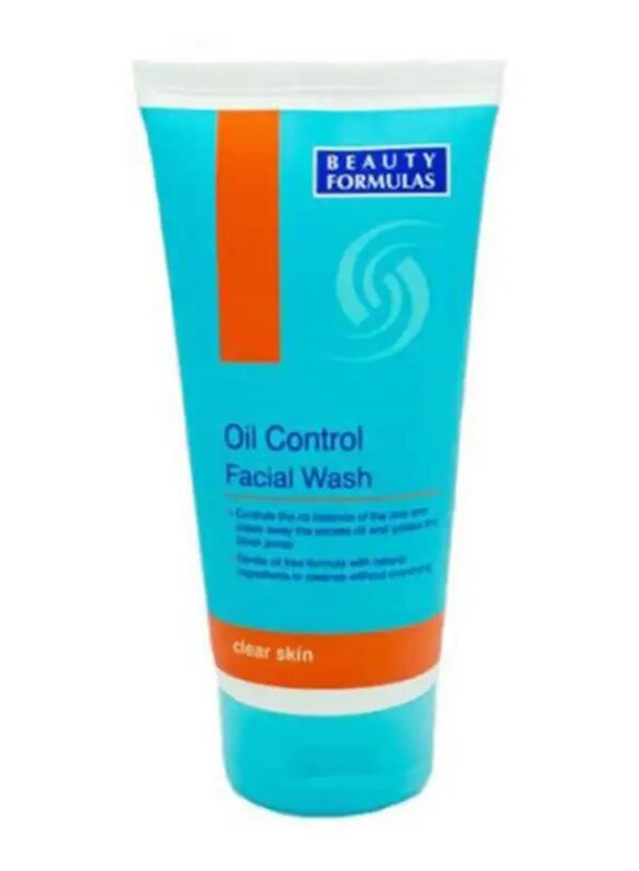 Beauty Formulas Clear Skin Oil Control Facial Wash, 150ml