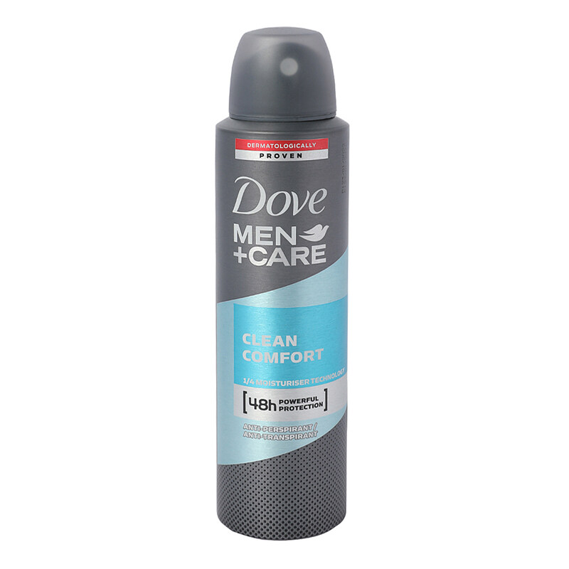 

Dove Men+Care Clean Comfort Anti-Perspirant Deodorant Spray, 150ml