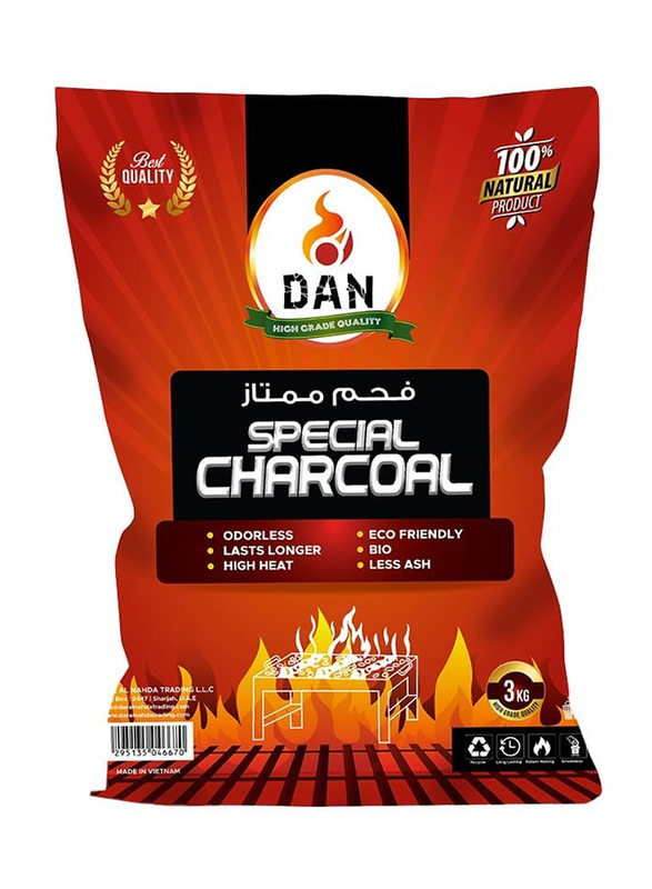 Dan Special Charcoal, 3 Kg, Black