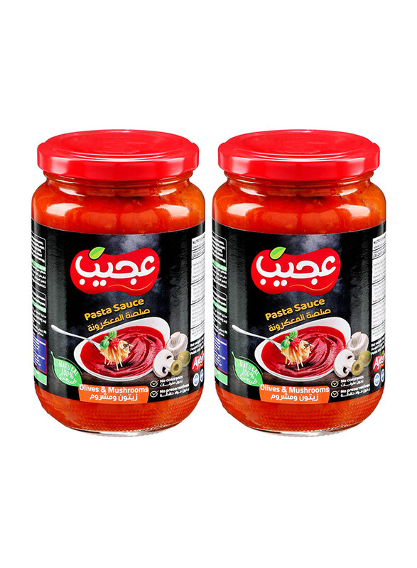 

Ajeeb Olives & Mushrooms Pasta Sauce - 2 x 360 g