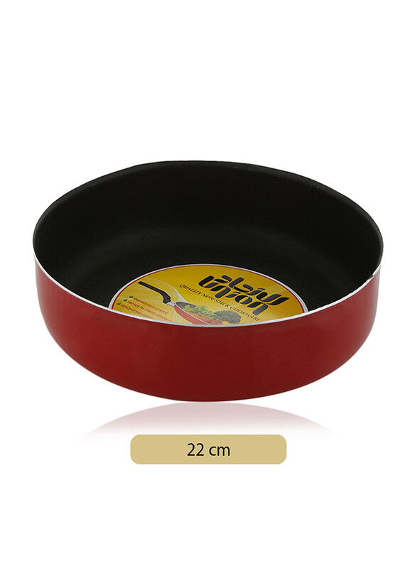 

Union 22cm Non-Stick Aluminium Round Cake Pan, Red/Black