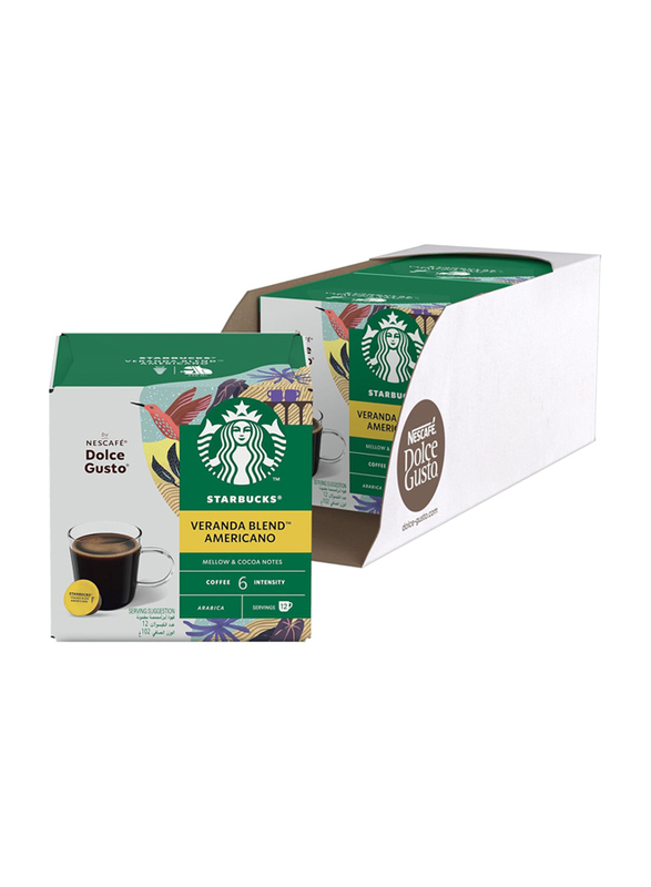 Starbucks Veranda Blend By Nescafe Dolce Gusto Coffee Capsules, 3 x 12 Capsules