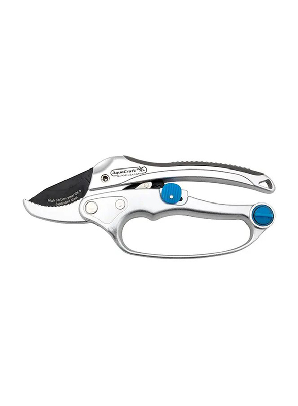 Aqua Craft 8-inch Ratchet Pruner, 330120, Silver