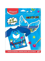 Maped Color Peps Painting Apron Supe, 102 x 128cm, Blue