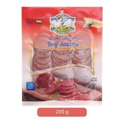 Al Rawdah Beef Salami Sliced, 200 grams