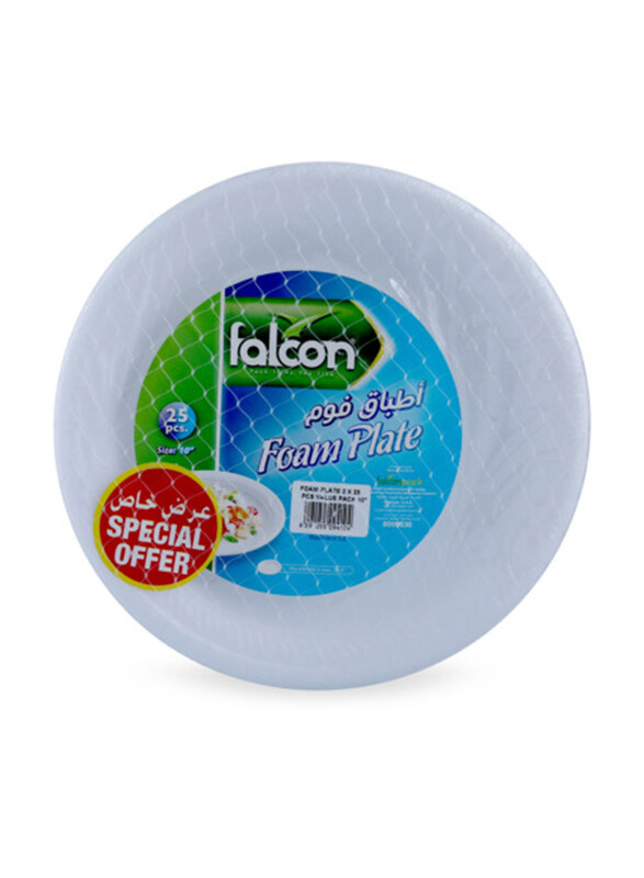 

Falcon Disposable Plates, 10-inch, 2 x 25 Pieces