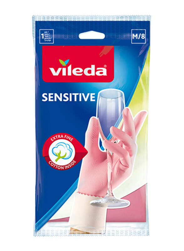 

Vileda Latex Sensitive Household Gloves, Medium, 1 Pair