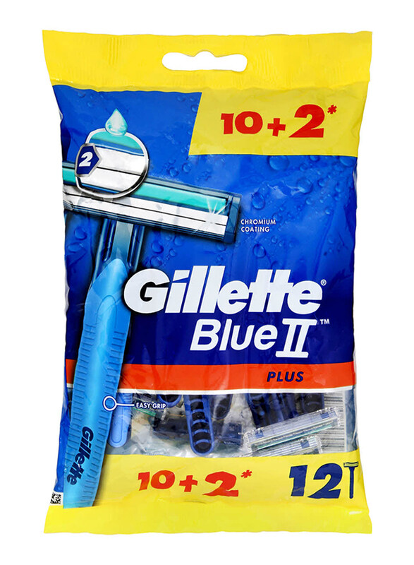 

Gillette Blue 2 Plus Razor, 12 Pieces