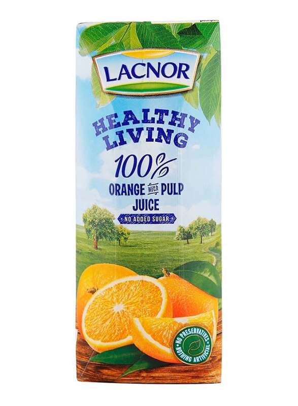 

Lacnor Hl Orange with Pulp Juice, 250ml