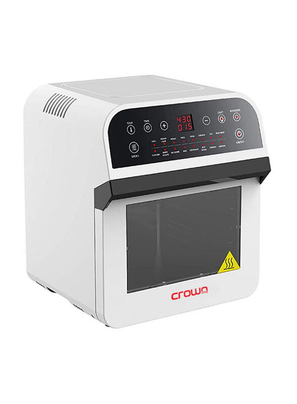 

Crownline 12L Air Fryer with Oven, 117-AF-204, White