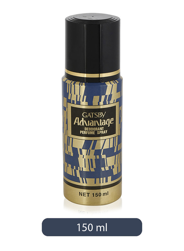 Gatsby Advantage Deodorant Perfume Spray for Men, 150ml