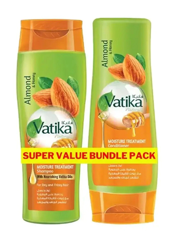 Vatika Almond & Honey Shampoo 400ml + Conditioner 400ml