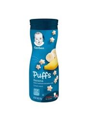 Gerber Puffs Banana Puffs Grain Cereal Snack, 42g