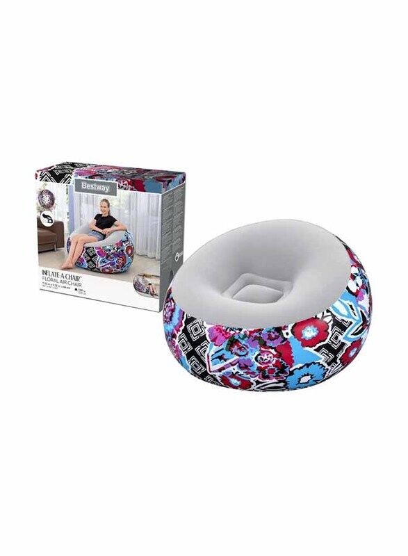

Bestway Inflatable Armchair Floral Street Art, 112 x 112 x 66cm, Multicolour