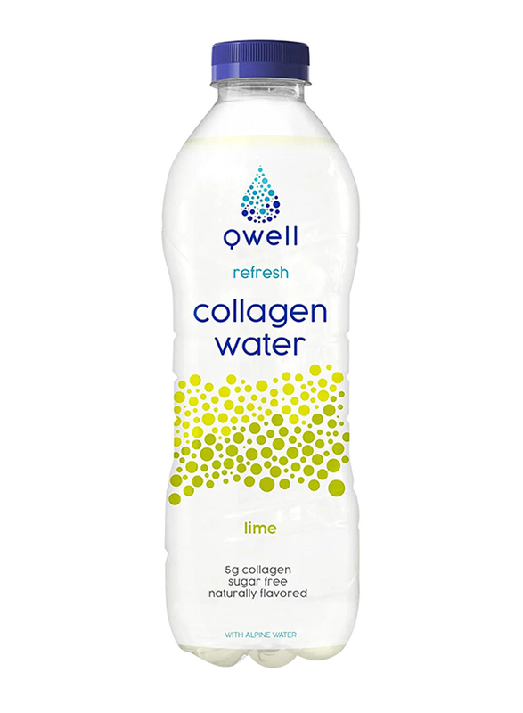 Qwell Refresh Lime Collagen Water, 500ml