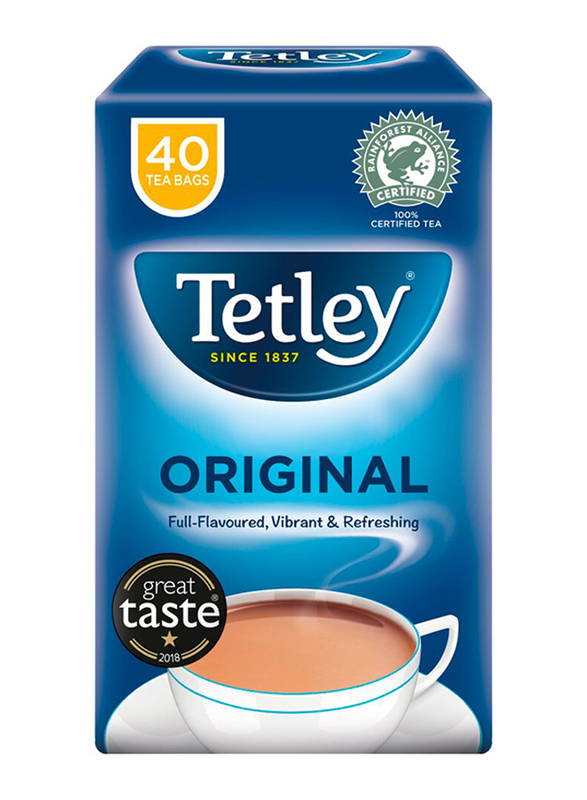 Tetley Original Soft Pack Tea Bags, 40 Tea Bags
