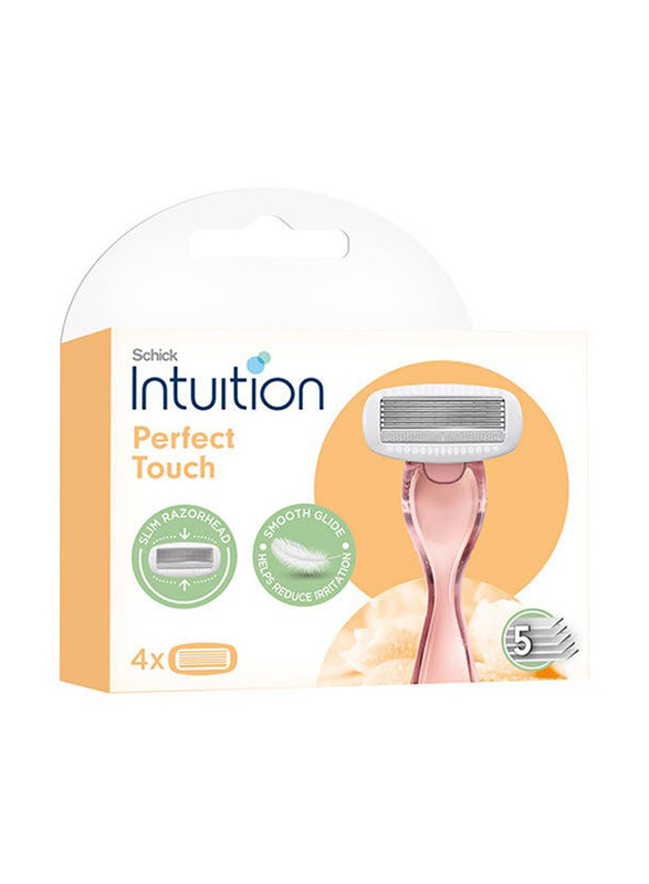 Intution Perfect Touch Self-Foaming Razor Blades, 4 Pieces