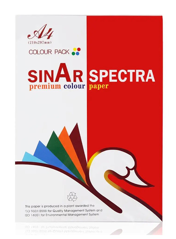 Sinar Spectra Premium Colour Paper, A4 Size, 100 Sheets