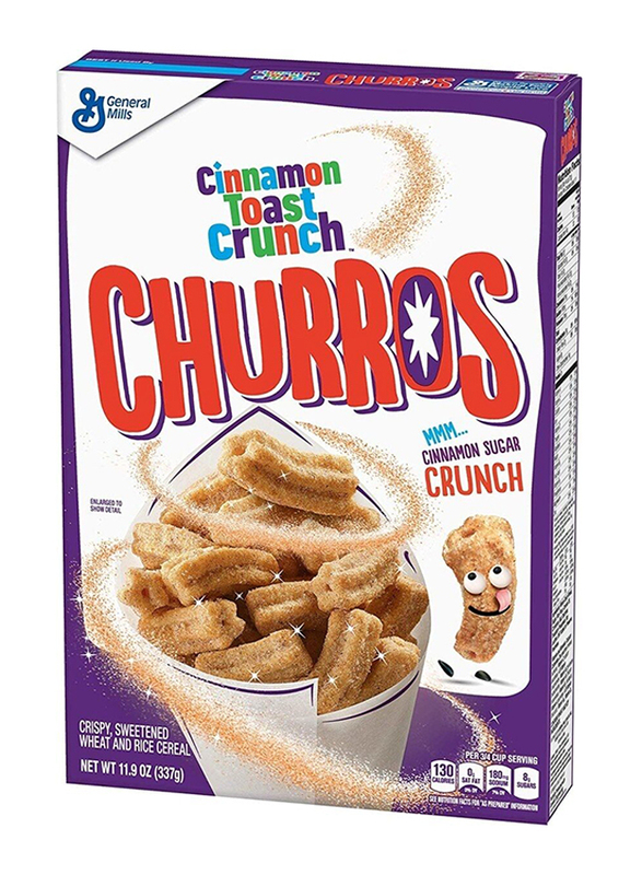 General Mills Churros Cinnamon Toast Crunch Breakfast Cereal, 337g