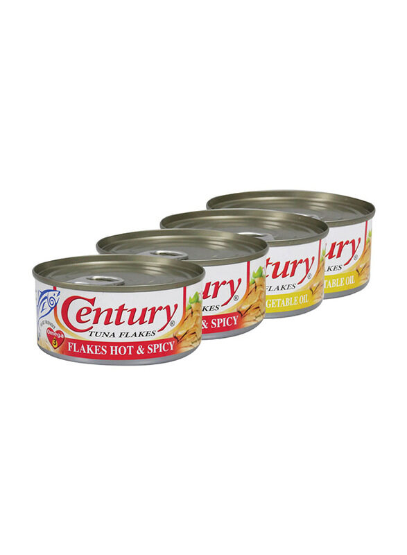 

Century Tuna Flakes Hot & Spicy, 4 x 180g