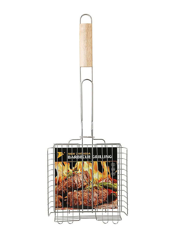 

New Zhengda ZDBQ-62 BBQ Grilling with Wooden Handle, One Size, Multicolour