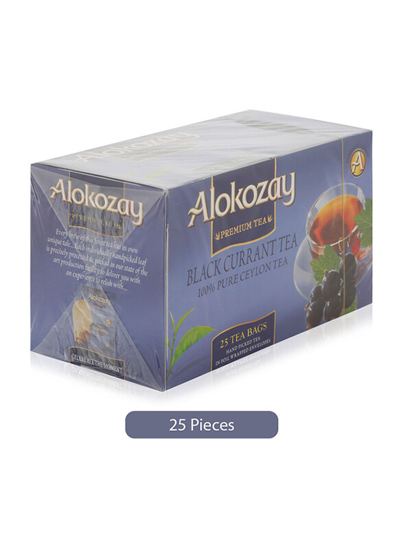 

Alokozay Black Currant Pure Ceylon Black Tea - 25 Pieces