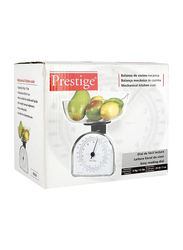 Prestige 5Kg Kitchen Scale, Chrome/White