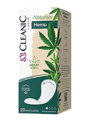 Cleanic Naturals Hemp Pantyliners, 20 Pieces