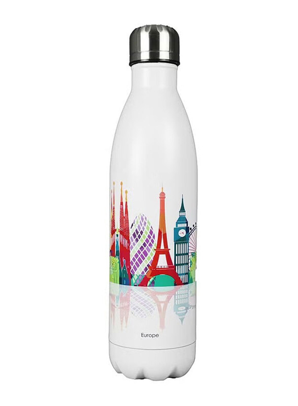 

Xtra 750ml Double Wall S/S Vacuum Bottle, V-9309P, White